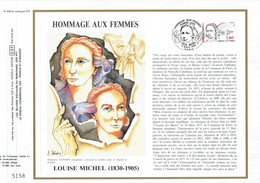 Feuillet Philatélique 1er Jour CEF N° 808 - Hommage Aux Femmes Louise Michel - 08 Mars 1986 - Paris - Other