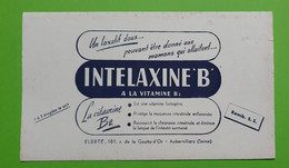 Buvard 928 - Laboratoire Elerté - INTELAXINE "B" - Etat D'usage : Voir Photos- 21x12.5 Cm Environ - Vers 1960 - Produits Pharmaceutiques