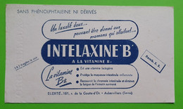 Buvard 929 - Laboratoire Elerté - INTELAXINE "B" - Etat D'usage : Voir Photos- 21x12.5 Cm Environ - Vers 1960 - Produits Pharmaceutiques