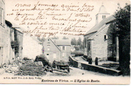 ENVIRONS DE VIRTON     L'EGLISE DE RUETTE  En 1904 - Virton