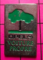 811e Pin's Pins / Beau Et Rare / THEME : AUTOMOBILES / OPEL VOITURE PROPRE .... Autant Que Volkswagen ? PTDR - Opel