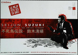 ►  Seijun Suzuki  L'indomptable Du Soleil Levant  2007 - Affiches Sur Carte