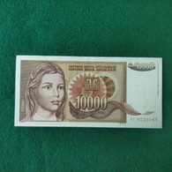 JUGOSLAVIA 10000 DINARI - Joegoslavië
