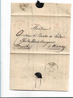 CH039  / SCHWEIZ - Fribourg 1844 Nach Nancy, Frankreich - ...-1845 Prephilately