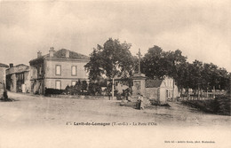 Lavit De Lomagne * Place Et Vue Sur La Place D'oie * Le Calvaire - Lavit