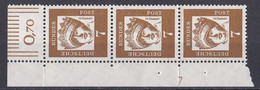 Bund 1961 - Mi.Nr. 348 Y DZ - Postfrisch MNH - Druckerzeichen - Unused Stamps