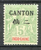 CANTON < CHINE - N° 20 ⭐  NEUF CH. Légère ⭐ Cote 6.00 € - Ongebruikt