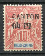 CANTON < CHINE - N° 21 ⭐ NEUF Ch. ⭐ Cote 7.00 € - Unused Stamps