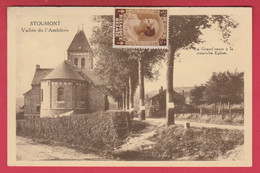Stoumont - La Grand'route à La Nouvelle Eglise - 1936  ( Voir Verso ) - Stoumont