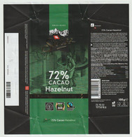 Label SWISS Master Chocolatier Hazelnut 72% Cacao - Chocolat