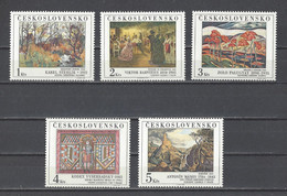 TCHECOSLOVAQUIE  YT   N° 2608/2612   Neuf **   1984 - Unused Stamps