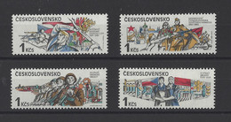 TCHECOSLOVAQUIE  YT   N° 2627/2630   Neuf **   1985 - Unused Stamps