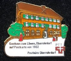 BUREAU DE POSTE SUISSE - SWISS OFFICE POST - PTT - POSTBÜRO - OBERROHRDORF - SCHWEIZ - 1902 - SVIZZERA - EGF -   (JAUNE) - Postes