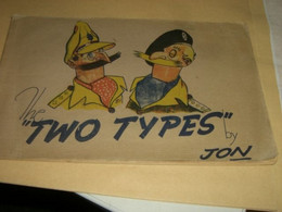 LIBRETTO THE TWO TYPES BY JON - Brits Stripboeken