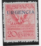 Espagne Exprès N°7a - Dentelé 13 - Neuf * Avec Charnière - TB - Correo Urgente