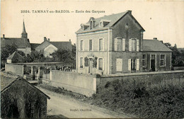 Tamnay En Bazois * école Des Garçons * Route * Groupe Scolaire - Altri & Non Classificati