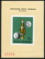 ROMANIA 1976 Dacian-Roman Archaeology Block MNH / **.  Michel Block 132 - Neufs