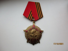 RUSSIA USSR MEDAL STALIN 60 Anniversary OF WW II VICTORY , 0 3 - Russia