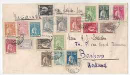 Angola QUANZA Registered CERES Cover To BOSKOOP Netherlands, Multiple Franking 19 Stamps Rate Of 2 Escudos 94,25 Cent. - Angola