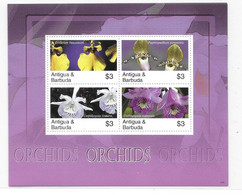 Antigua & Barbuda 2007 Flowers Sheet Flower Orchids MNH - Antigua Et Barbuda (1981-...)