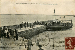 Arzon * Port Navalo * Arrivée D'un Vapeur Faisant Le Service Du Golfe * Bateau Bac Ferry - Arzon