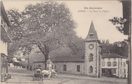 COLLECTION GELY VIGIER JUSSAC La Place De L' Eglise ( ATTELAGE ) - Jussac