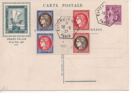 Internationale Exposition Philatélique.PEXIP. PARIS. 18-6-1937 - Andere