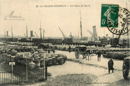 La Rochelle * La Pallice * Le Quai Du Bassin * Attelage , Chargement De Tonneaux - La Rochelle