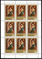 YUGOSLAVIA 1973 Petrović Birth Centenary  Sheetlet Used.  Michel 1523 - Blokken & Velletjes