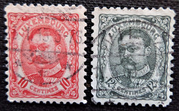 Timbres De Luxembourg Y&T N° 74 Et 75 - 1906 Guglielmo IV