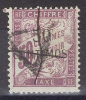 Maroc - Taxe - YT 4 Oblitéré - 1896 - Timbres-taxe