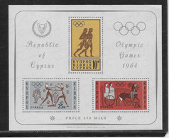 Thème Jeux Olympiques Tokyo 1964 - Chypre BF N°2 - Neuf ** Sans Charnière - TB - Zomer 1964: Tokyo