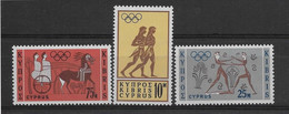 Thème Jeux Olympiques Tokyo 1964 - Chypre N°229/231 - Neuf ** Sans Charnière - TB - Ete 1964: Tokyo