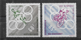 Thème Jeux Olympiques Tokyo 1964 - Dahomey N°211/212 - Neuf ** Sans Charnière - TB - Summer 1964: Tokyo