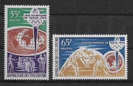 Thème Jeux Olympiques Tokyo 1964 - Côte D'Ivoire N°225/226 - Neuf ** Sans Charnière - TB - Zomer 1964: Tokyo