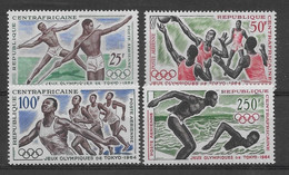 Thème Jeux Olympiques Tokyo 1964 - Centrafricaine PA N°22/25 - Neuf ** Sans Charnière - TB - Ete 1964: Tokyo