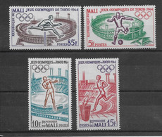 Thème Jeux Olympiques Tokyo 1964 - Mali N°63/66 - Neuf ** Sans Charnière - TB - Zomer 1964: Tokyo