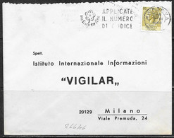 Italia/Italy/Italie: "applicate Il Numero Di Codice", "apply Code Number", "appliquer Le Numéro De Code" - Codice Postale