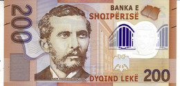 ALBANIA 200 LEKE 2017 (2019) UNC "free Shiping Via Regular Air Mail (buyer Risk)" - Albanië