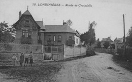 LONDINIERES - Route De Croixdalle - Enfants - Londinières