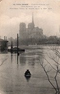 Paris Inondé 1910 Notre Dame Bravant Les Tempêtes - Inondations