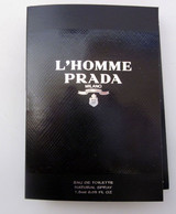 Echantillon Tigette Campioncino  L'Homme PRADA - Muestras De Perfumes (testers)