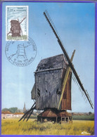 Carte Postale 59.  Steenvoorde  Le Moulin Avec Timbre   Très Beau Plan - Steenvoorde