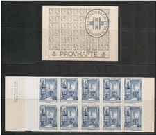 ARCHITECTURE HISTORY CHURCH CATHEDRAL DOM CATHÉDRALE UPPSALA SWEDEN SUEDE SCHWEDEN 1967 Slania MNH Proof Booklet Blue - Proeven & Herdrukken