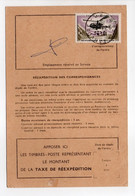 - ORDRE DE RÉEXPÉDITION TEMPORAIRE, LA FARLÈDE (Var) Pour AIX-LES-BAINS (Savoie) 23.4.1971 - TAXE 10 F. L'Alouette - - Covers & Documents