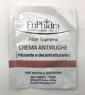 Echantillon Tigette Campioncino EuPhidra  Crema Antirughe - Prodotti Di Bellezza