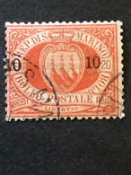 SAN MARINO SG 17  10 Centissimi On 20 C Purple FU - Usados