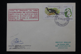 ARGENTINE - Enveloppe Avec Cachet De La Nasa En 1985 Avec Signature Du Com.DR. Arnoldo Valenzuela - L 112386 - Covers & Documents