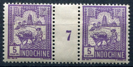 Indochine           131 Millesime 7, Légère Charnière - Unused Stamps