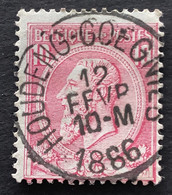 OBP 46 Gestempeld - EC HOUDENG GOEGNIES - 1884-1891 Leopold II